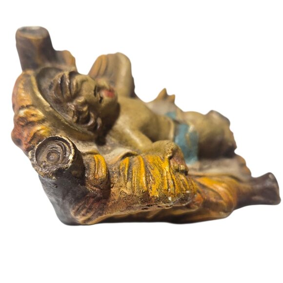 Vintage Baby Jesus Manger Nativity Figurine Christmas Decoration Figure - Picture 11 of 16